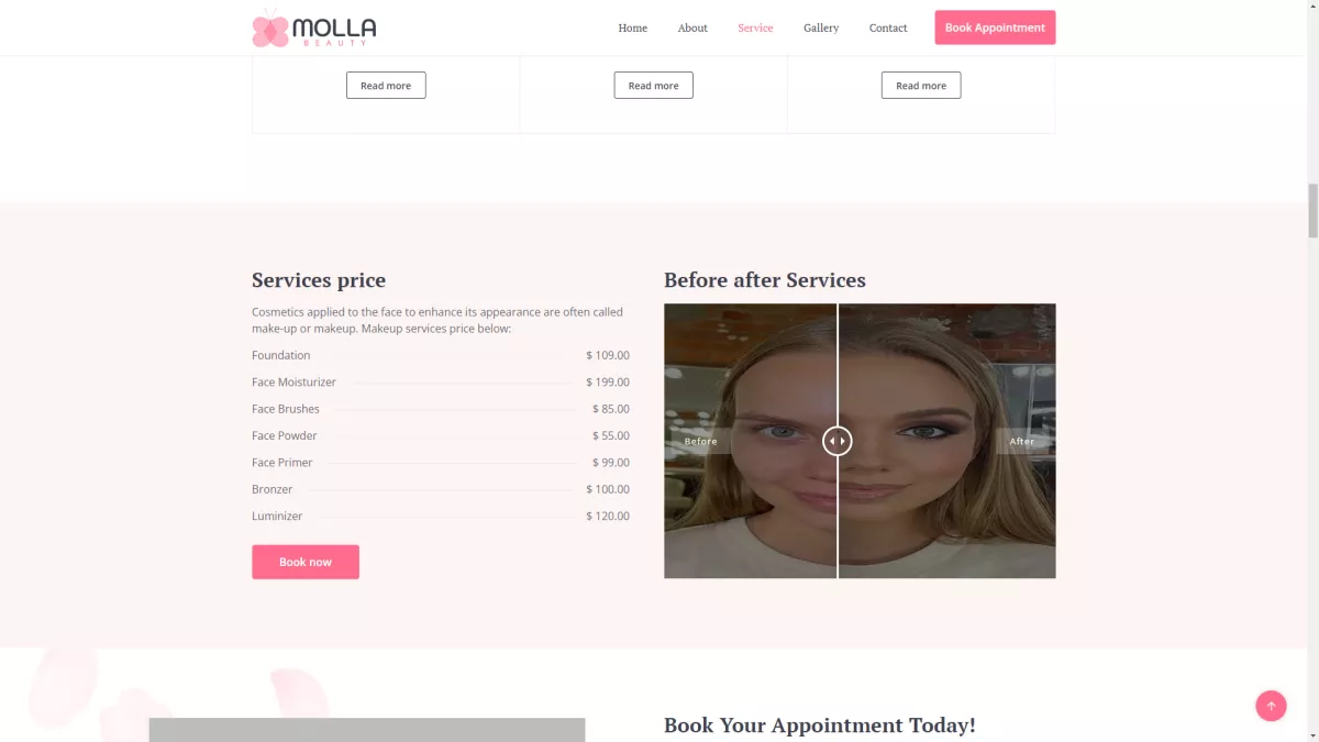 Beauty Salon - [#Static Website] s4