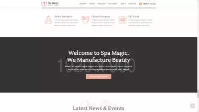 Treatment Salon -  [#Static Website] s7