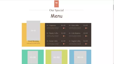 Coffe,Bar,Restaurant,Fastfood - [#Static Website] r5