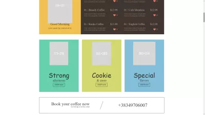 Coffe,Bar,Restaurant,Fastfood - [#Static Website] r5