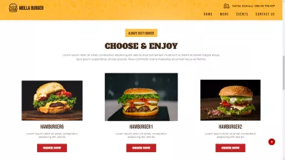 Fast Food - Burger House - [#Static Website] r4