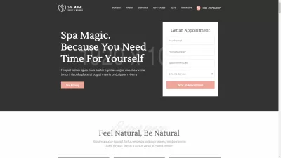 Treatment Salon -  [#Static Website] s7